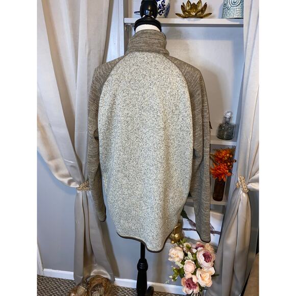 Patagonia Men’s Large Brown Long Sleeve Quarter Zip Sweater GUC Work Wear Top - Picture 2 of 12